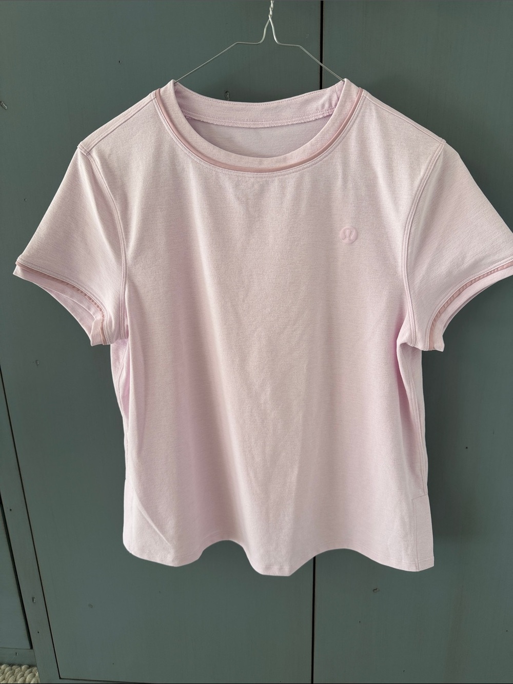 Light Pink Crewneck Lululemon Tee